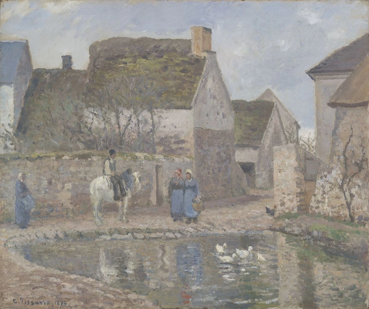 Lo stagno di Ennery - Yale University Art Gallery, New Haven